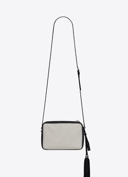 Saint Laurent スーパーコピー LOU CAMERA BAGリネンキャンバス&レザー 9050805